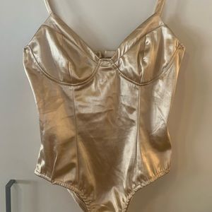 Pretty Little Thing Satin Bodysuit